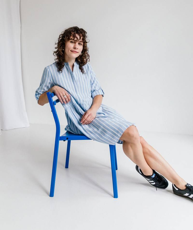 Kauf Dich Glücklich MBYM Albana-M Kleid gestreift