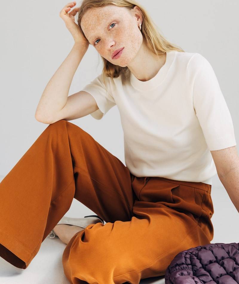 Kauf Dich Glücklich MBYM Carla T-Shirt Beige