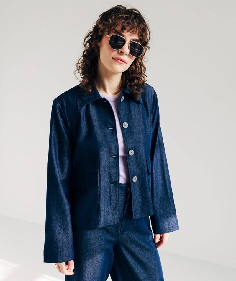 Kauf Dich Glücklich MBYM Yoshi-M Overshirt Blau