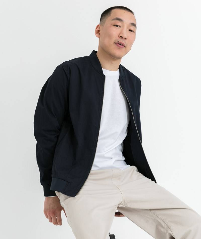 Kauf Dich Glücklich NOWADAYS Bomber Jacke Blau