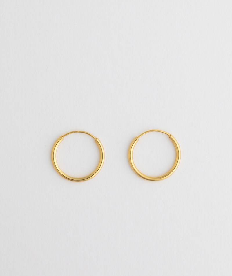KAUF DICH GLüCKLICH Ohrringe (18 mm) Gold