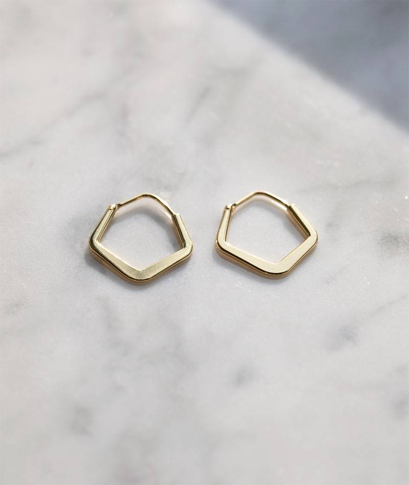 KAUF DICH GLüCKLICH Ohrringe Gold