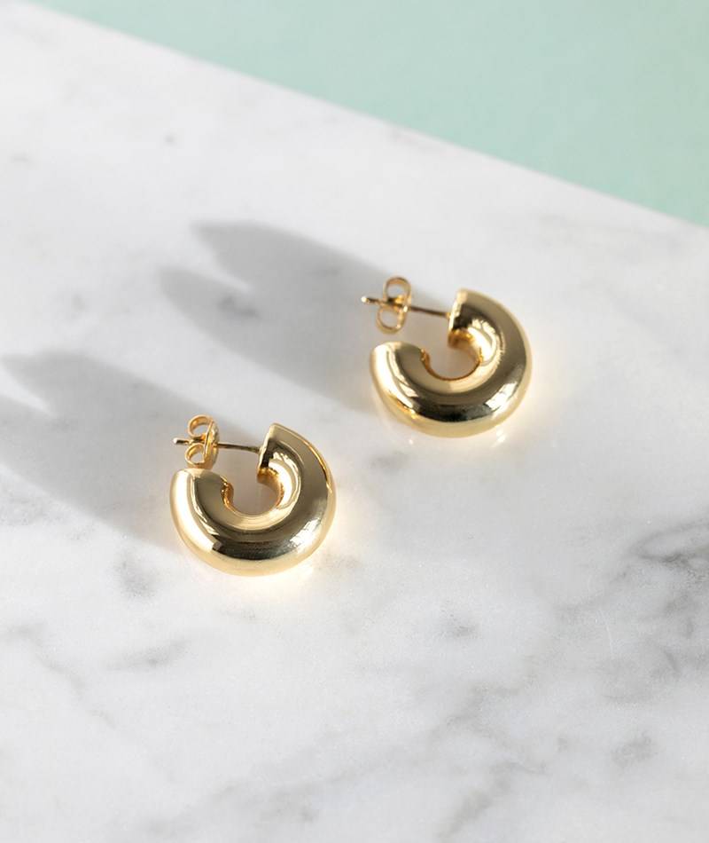 KAUF DICH GLüCKLICH Ohrringe Gold