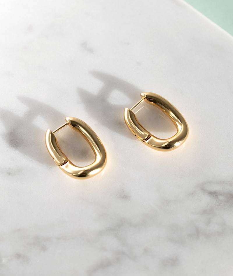 KAUF DICH GLüCKLICH Ohrringe Gold