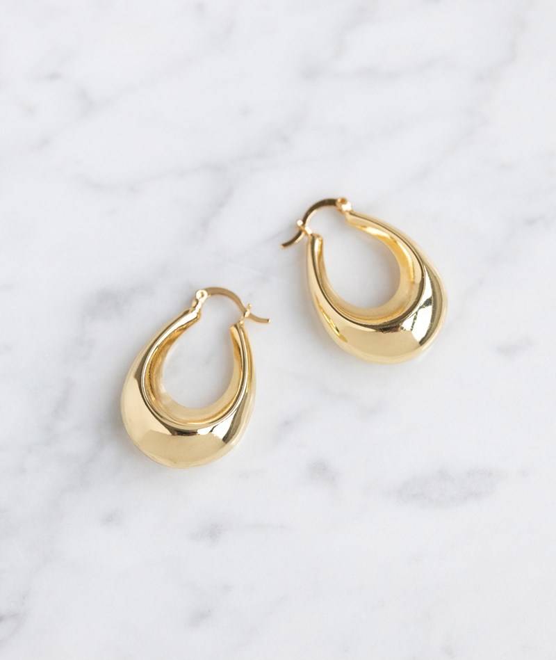 KAUF DICH GLüCKLICH Ohrringe Gold