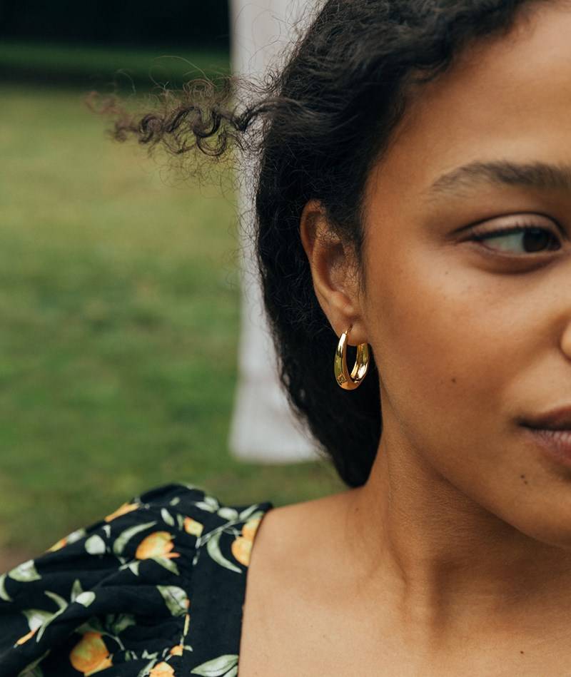 KAUF DICH GLüCKLICH Ohrringe Gold