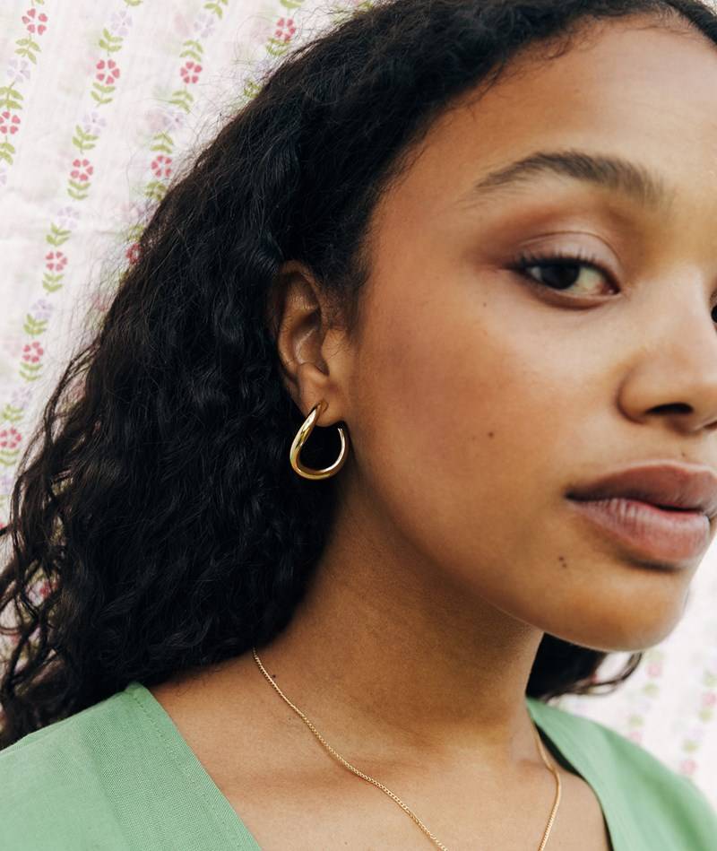 KAUF DICH GLüCKLICH Ohrringe Gold