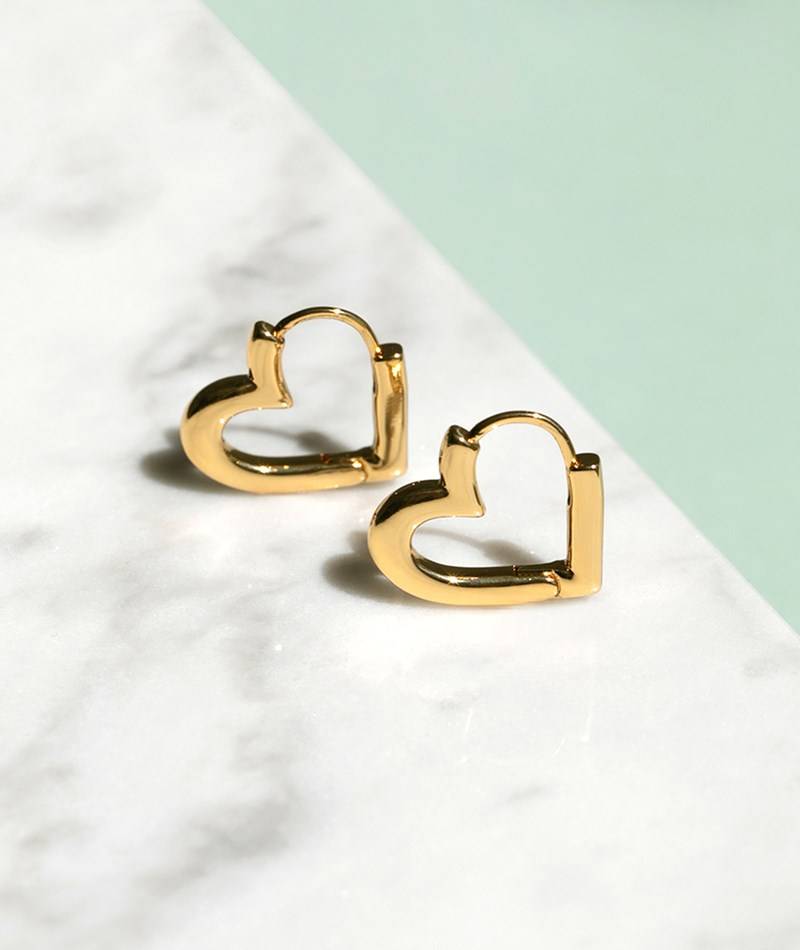 KAUF DICH GLüCKLICH Ohrringe Gold