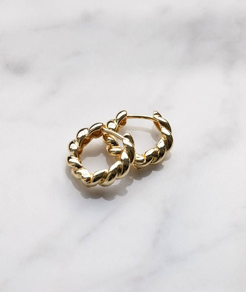 KAUF DICH GLüCKLICH Ohrringe Gold