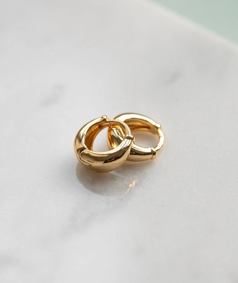 KAUF DICH GLüCKLICH Ohrringe Gold