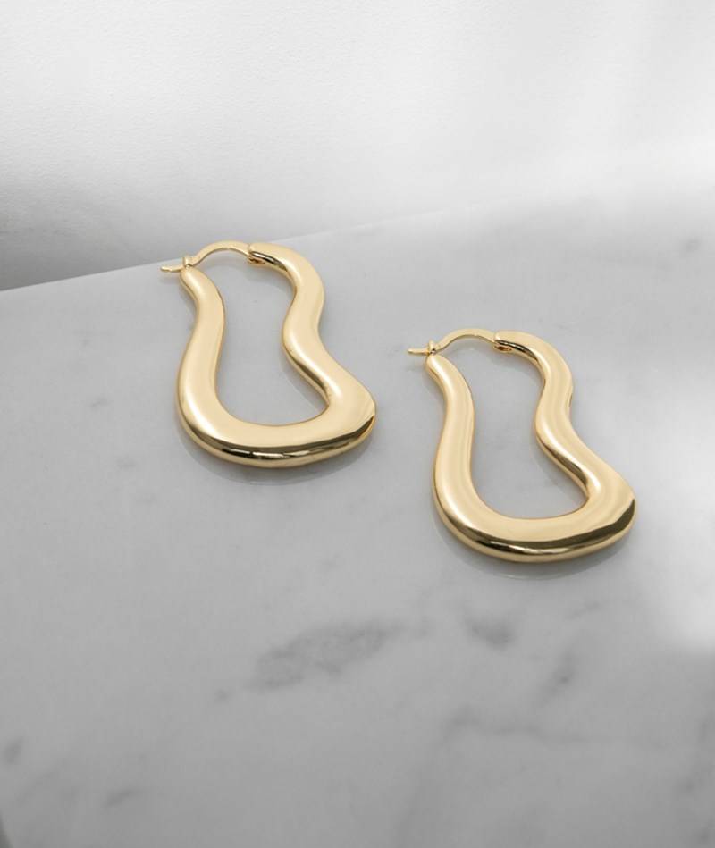 KAUF DICH GLüCKLICH Ohrringe Gold