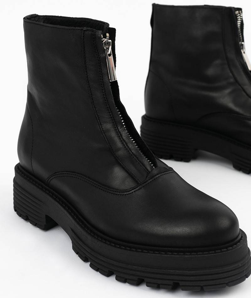 KAUF DICH GLüCKLICH Plateaustiefel Schwarz