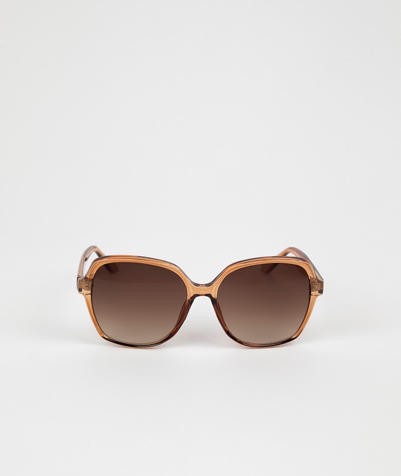 Kauf Dich Glücklich POOL Sonnenbrille Orange/Braun