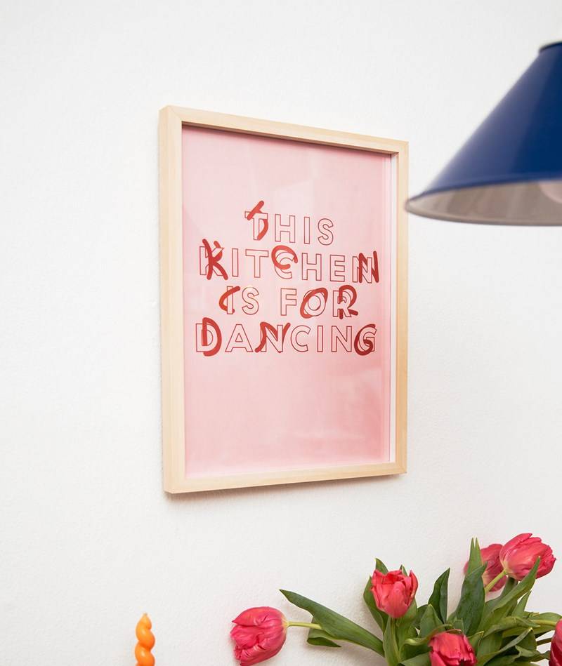 KAUF DICH GLüCKLICH Poster (A3) Dancing Pink