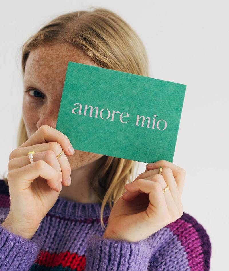 KAUF DICH GLüCKLICH Postkarte Amore Mio