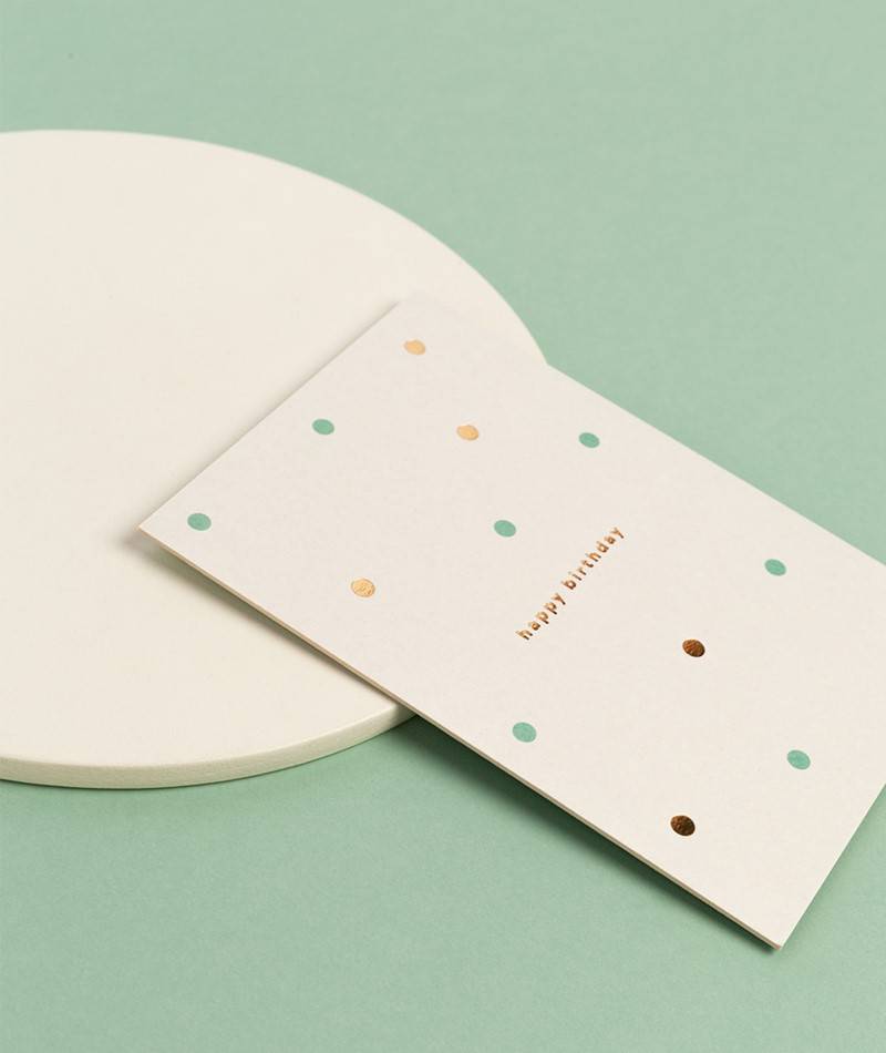 KAUF DICH GLüCKLICH Postkarte HappyB-Day