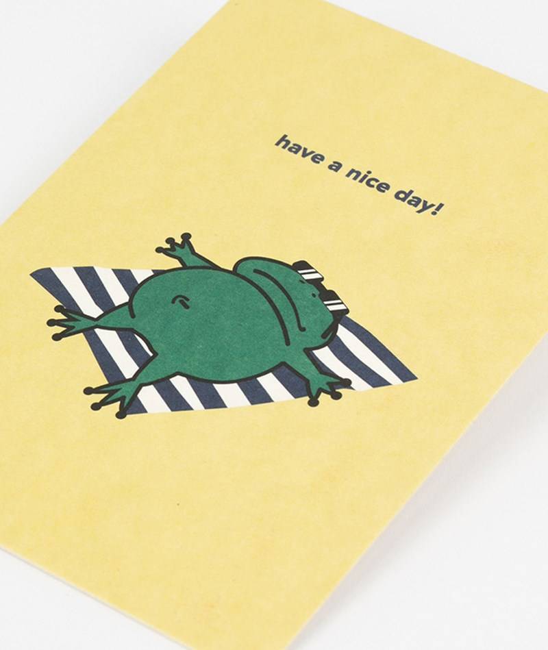 KAUF DICH GLüCKLICH Postkarte Have a nice Day