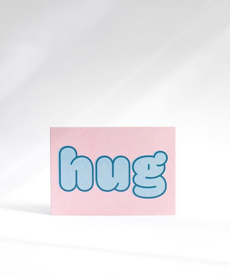 KAUF DICH GLüCKLICH Postkarte Hug