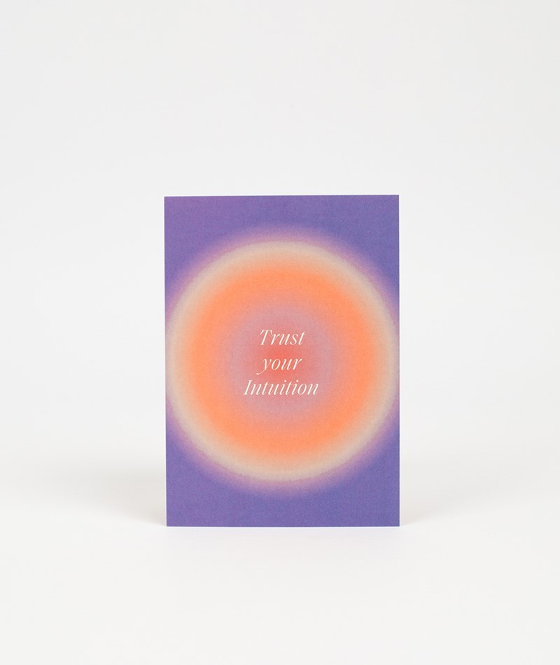 KAUF DICH GLüCKLICH Postkarte intuition