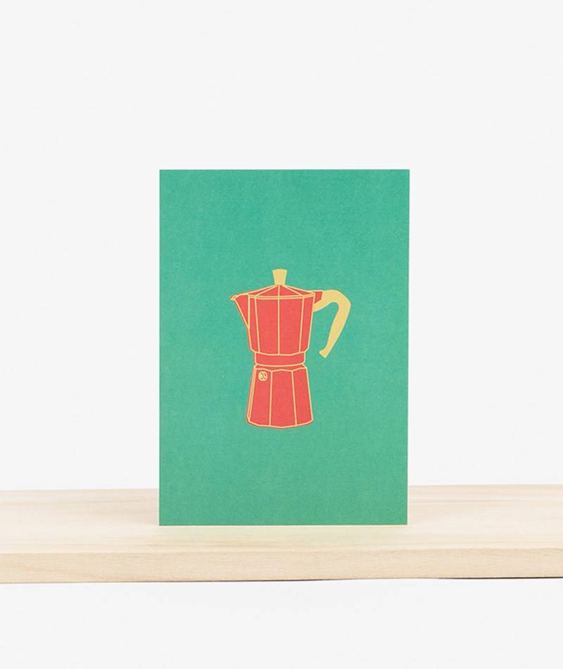 KAUF DICH GLüCKLICH Postkarte Kaffee