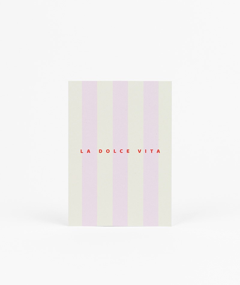 KAUF DICH GLüCKLICH Postkarte La Dolce Vita