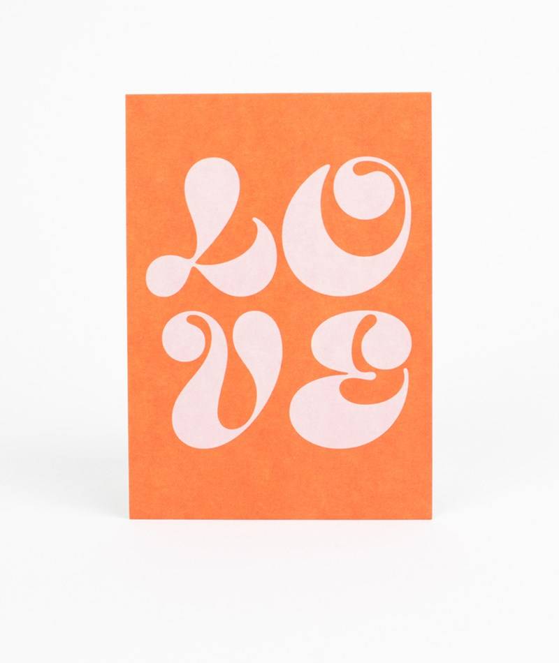 KAUF DICH GLüCKLICH Postkarte Love