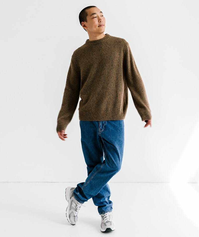 KAUF DICH GLüCKLICH Pullover Braun