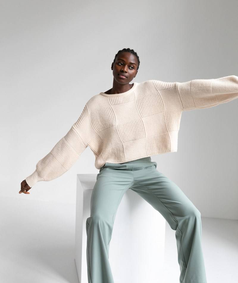 KAUF DICH GLüCKLICH Pullover Creme