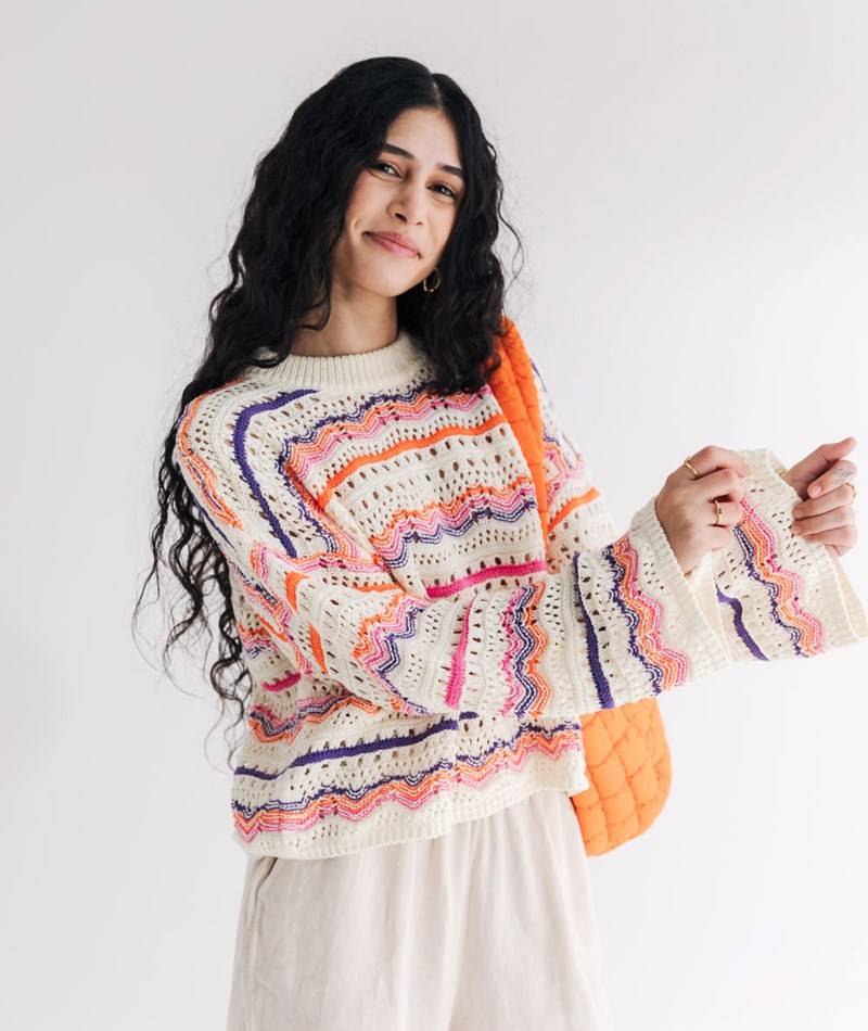 KAUF DICH GLüCKLICH Pullover gemustert