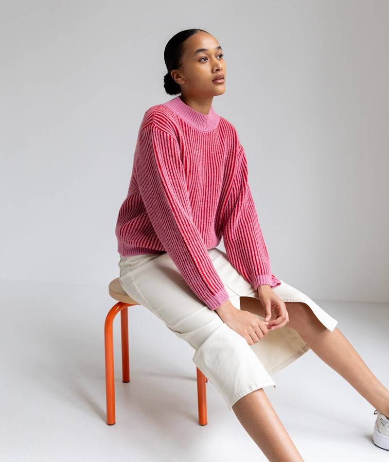 KAUF DICH GLüCKLICH Pullover gestreift