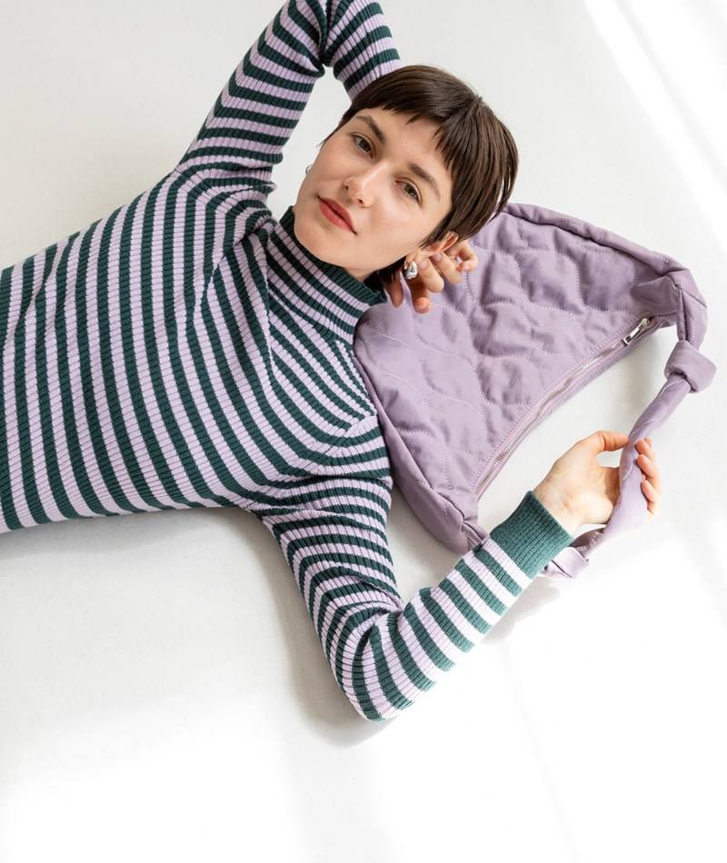 KAUF DICH GLüCKLICH Pullover gestreift