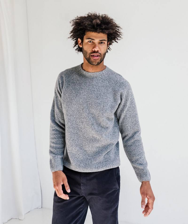 KAUF DICH GLüCKLICH Pullover grau