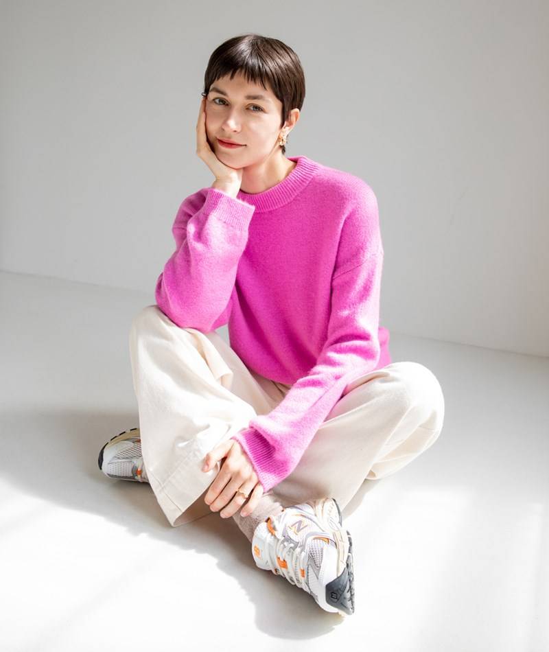 KAUF DICH GLüCKLICH Pullover Pink
