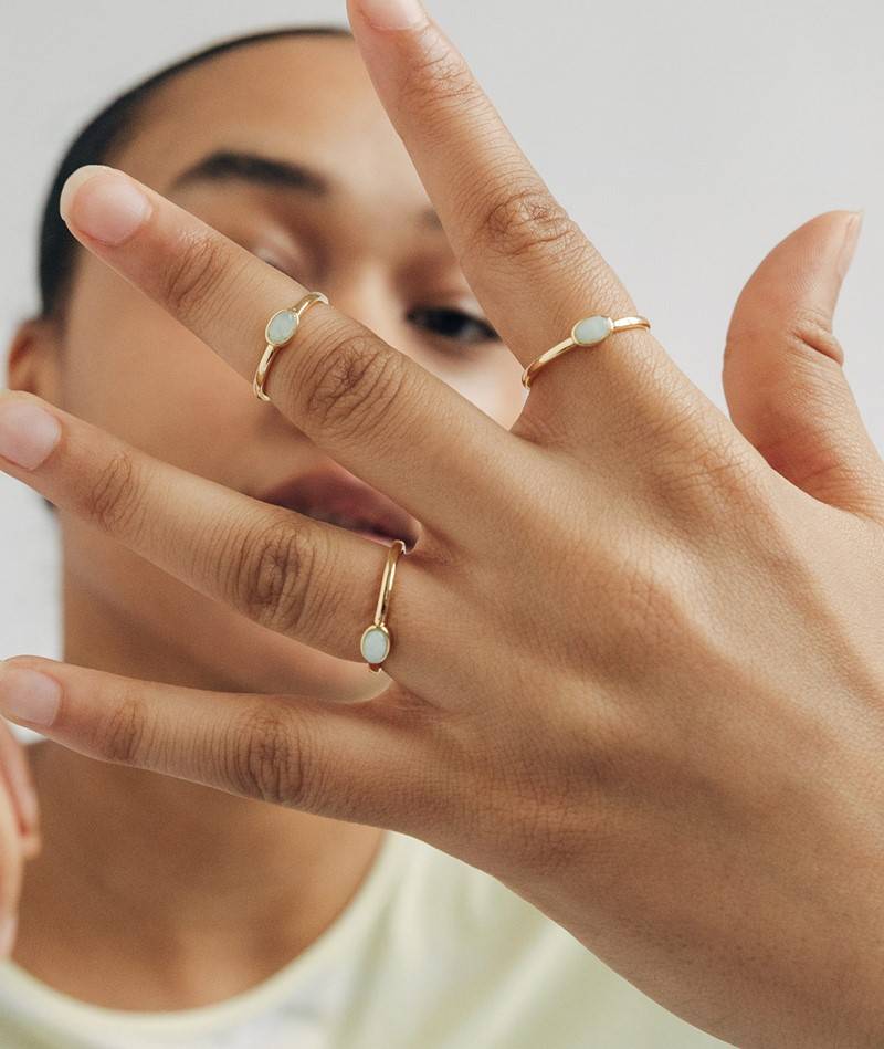 KAUF DICH GLüCKLICH Ring Gold