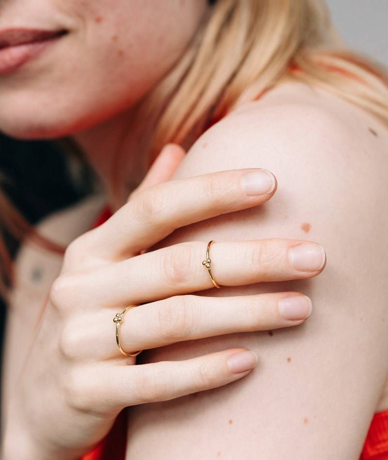 KAUF DICH GLüCKLICH Ring Gold