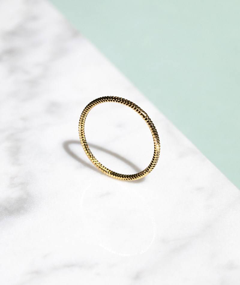 KAUF DICH GLüCKLICH Ring Gold
