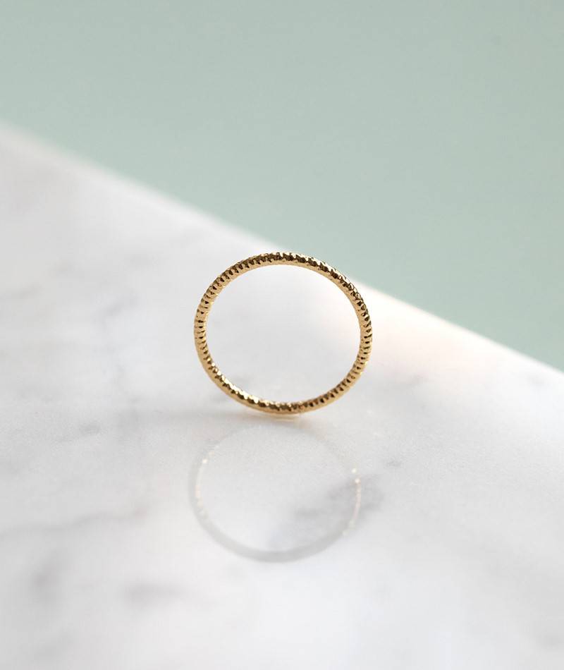 KAUF DICH GLüCKLICH Ring Gold