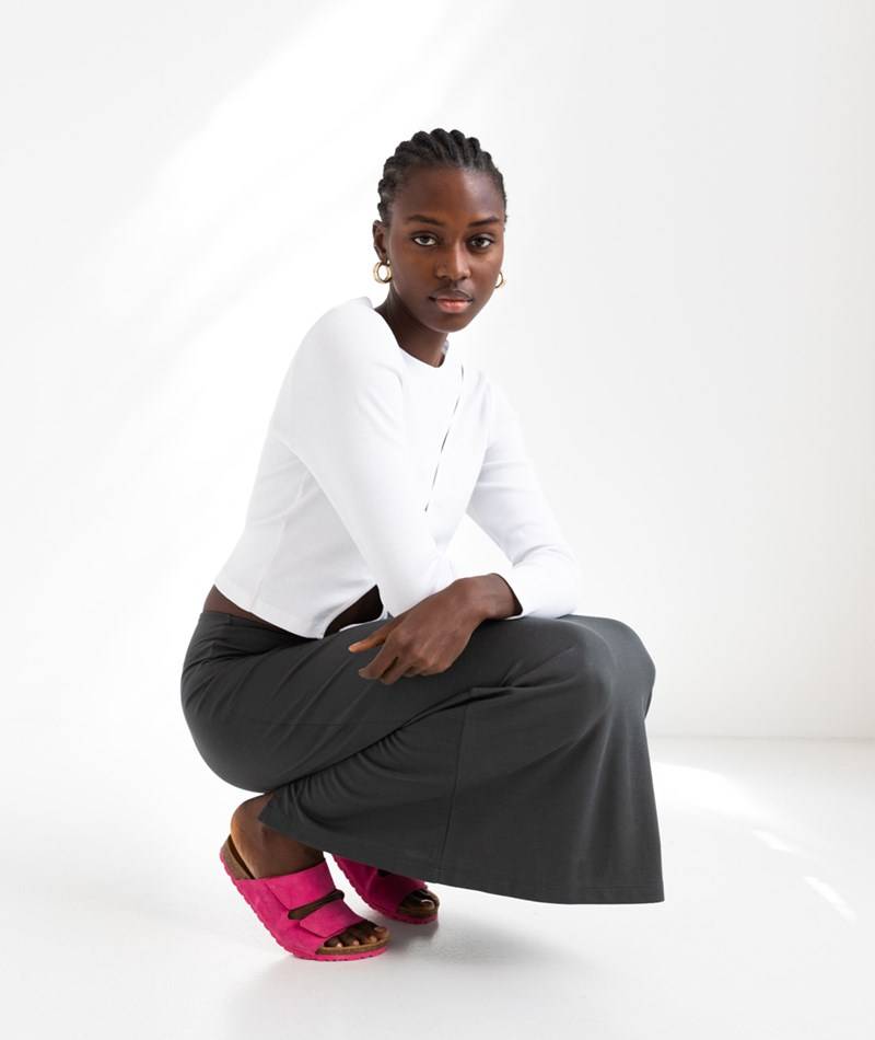 KAUF DICH GLüCKLICH Rock Anthrazit aus Bio-Baumwolle und recyceltem Polyester