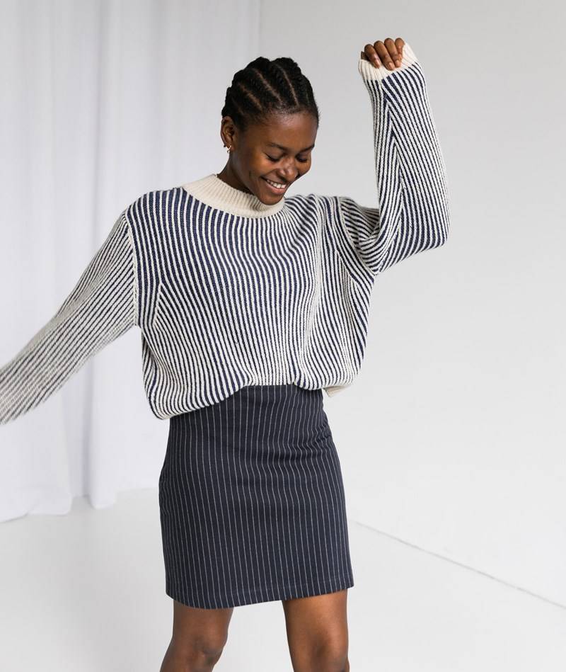 KAUF DICH GLüCKLICH Rock gemustert