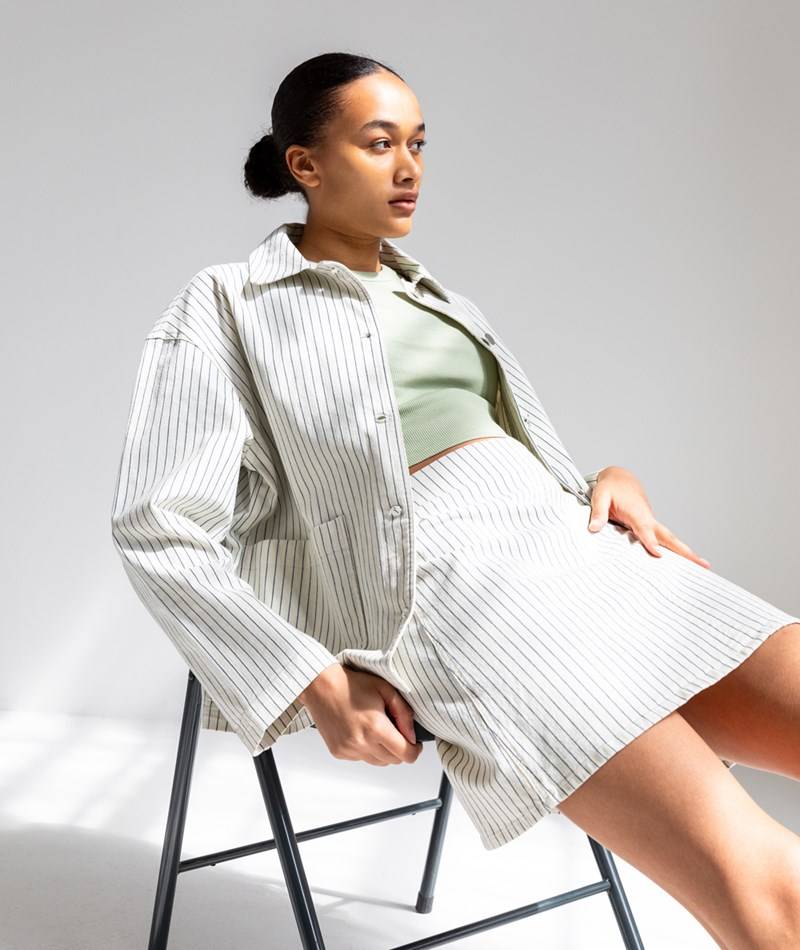 KAUF DICH GLüCKLICH Rock gestreift