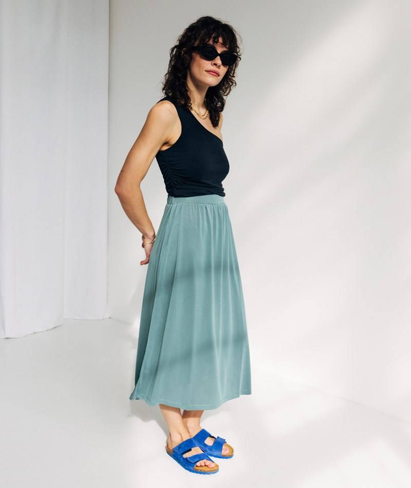 KAUF DICH GLüCKLICH Rock Grün aus Modal (TENCEL™)