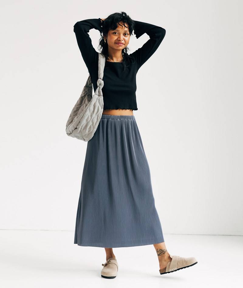 KAUF DICH GLüCKLICH Rock Pigeon Blau aus recyceltem Blau