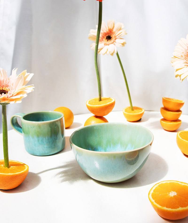 KAUF DICH GLüCKLICH Schale mehrfarbig