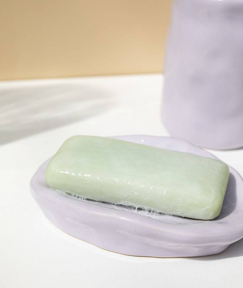 KAUF DICH GLüCKLICH Seifenschale Flieder