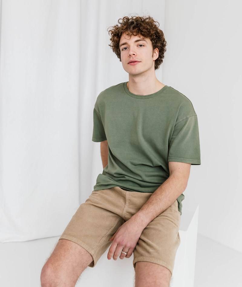 KAUF DICH GLüCKLICH Shorts Cord Beige