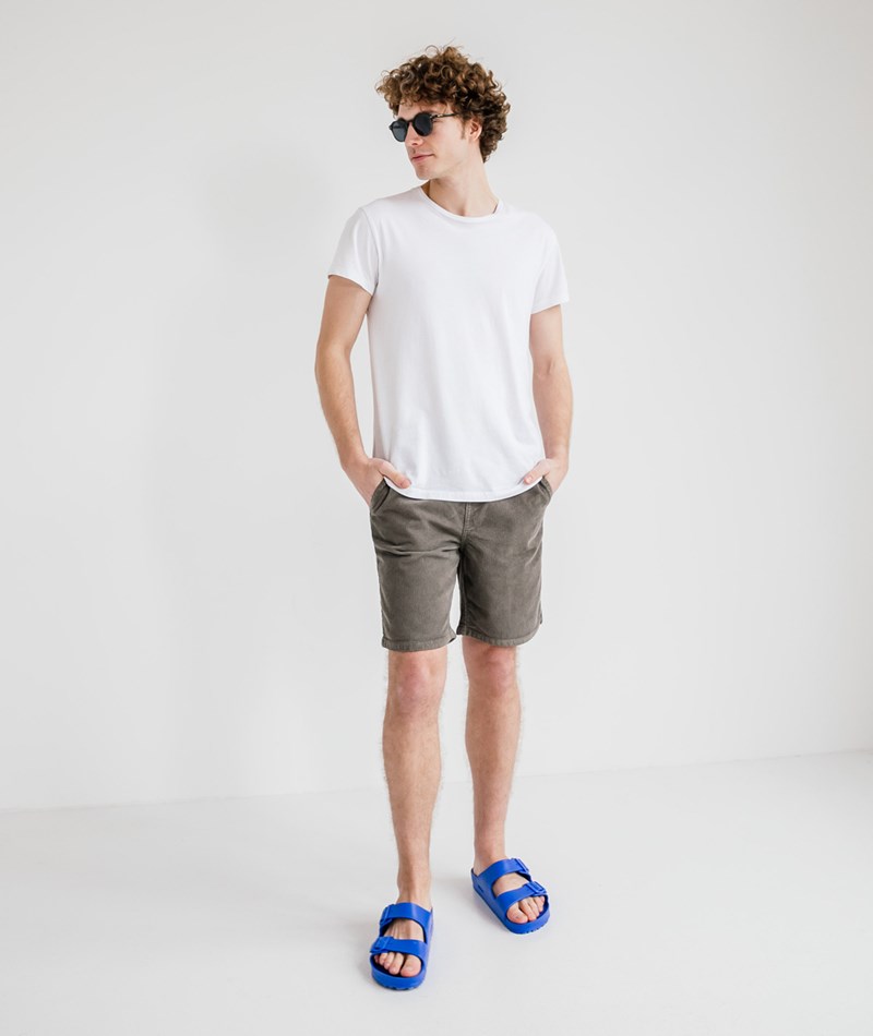 KAUF DICH GLüCKLICH Shorts Cord Grau