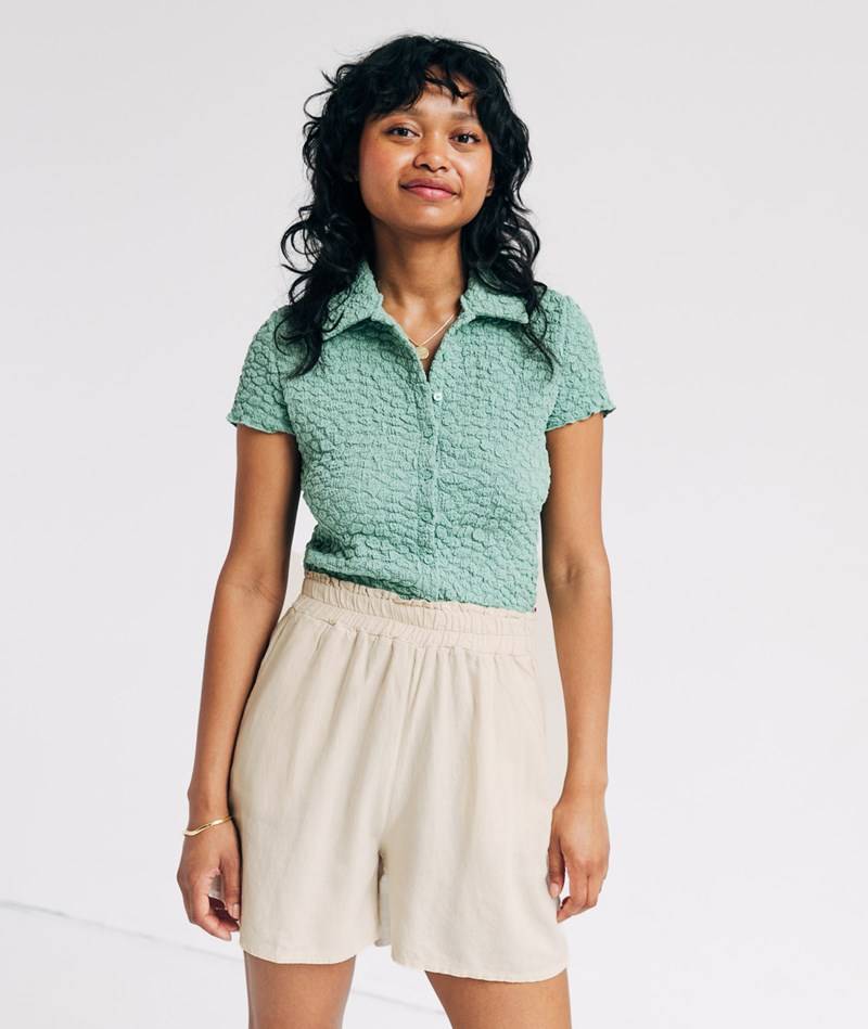 KAUF DICH GLüCKLICH Shorts Creme