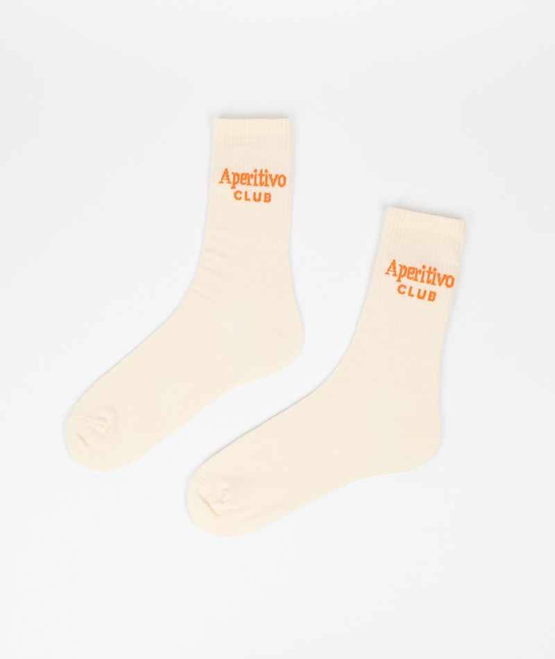 KAUF DICH GLüCKLICH Socken Aperitivo (Gr. 41-46) Creme aus Bio-Baumwolle
