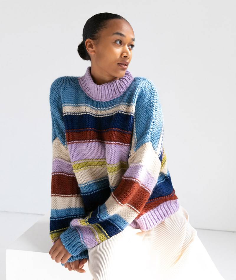 KAUF DICH GLüCKLICH Strickpullover gemustert