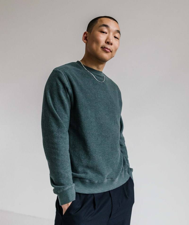 KAUF DICH GLüCKLICH Sweater Melange Grau